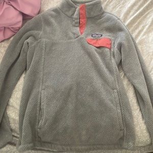 Large grey patagonia sweater.